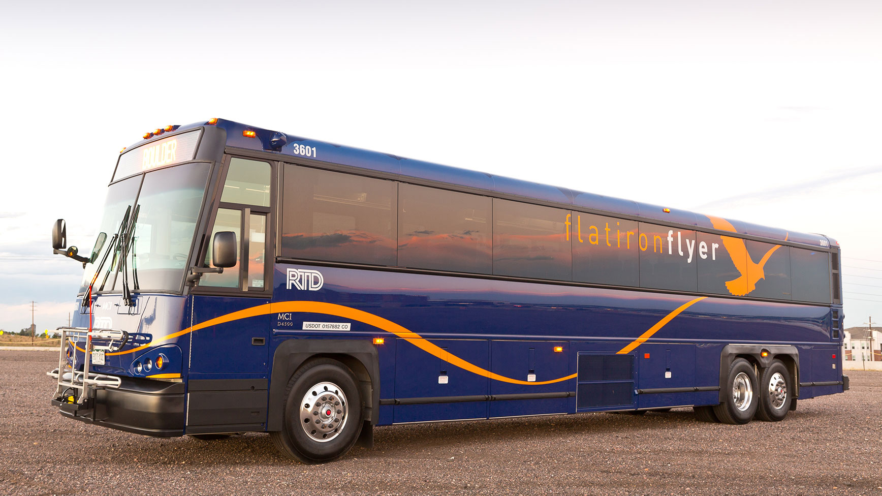 Flatiron Flyer bus.